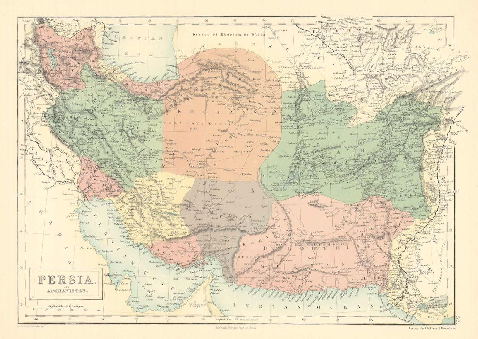 Persia & Afghanistan. Iran. UAE